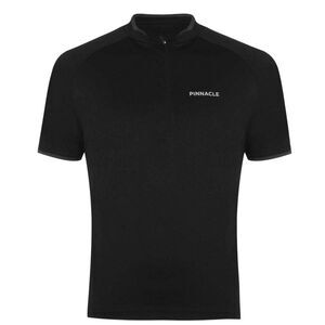 Pinnacle Mens Short-Sleeved Cycling Jersey / Black